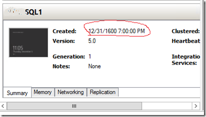 Crazy Screen Shot - Ye Olde Virtual SQL Server