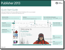 Publisher 2013 Quick Start Guide 
