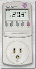 The Kill A Watt from P3 International - Measures your electric usage