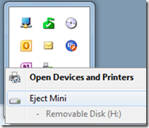 Eject the USB flash drive